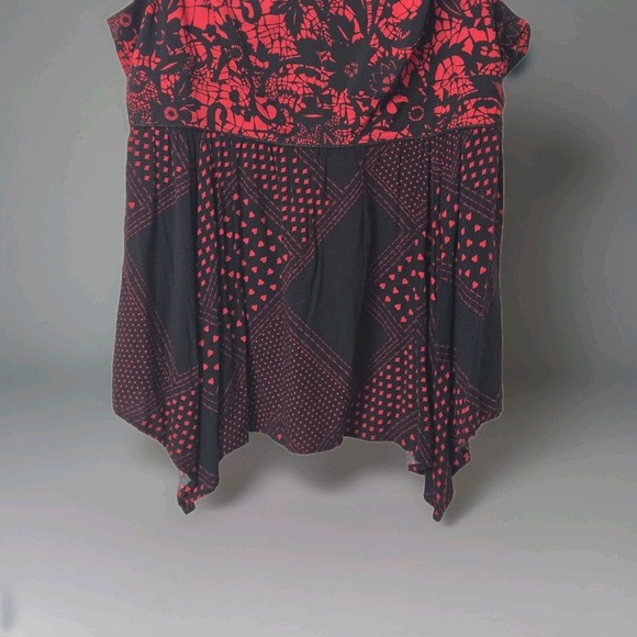 DISNEY Alice Through The Looking Glass Women's Top Sz XL Gothic Cosplay Black - Picture 3 of 10